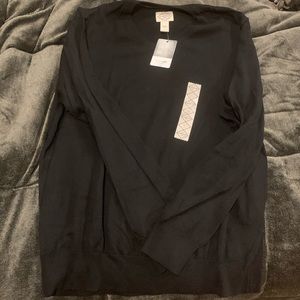 St Johns Bay XL V-neck Sweater NWT